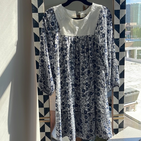 Anthropologie navy sleeve dress - Picture 6 of 7